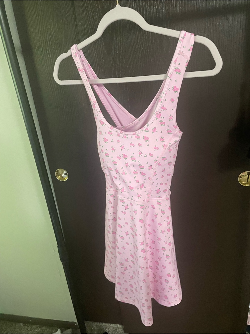 Women’s pink floral athletic dress